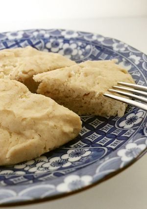 レンジ♪米粉芋粉酒粕クリームホットケーキ-レシピのメイン写真