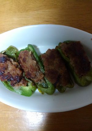 ピーマンの肉詰め✌-レシピのメイン写真
