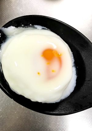 レンジで簡単！温泉たまご-レシピのメイン写真