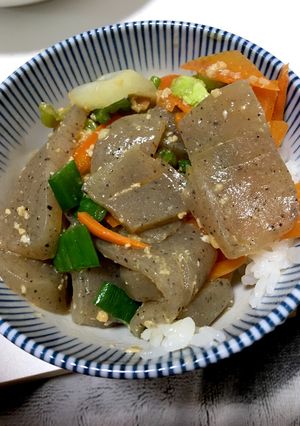 味噌こんにゃくご飯-レシピのメイン写真