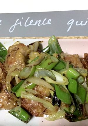 豚ロースのバーニャカウダソース炒め-レシピのメイン写真