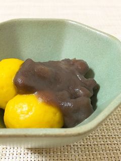 超簡単!南瓜団子de冬至かぼちゃ風-レシピのメイン写真