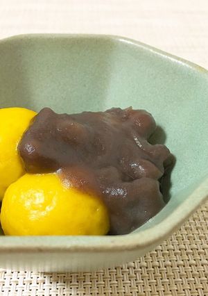 超簡単！南瓜団子de冬至かぼちゃ風-レシピのメイン写真