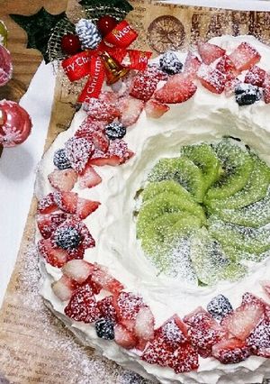 カップケーキdeクリスマス♡リースケーキ-レシピのメイン写真