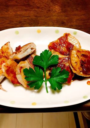 豚の蓮根包み焼き-レシピのメイン写真