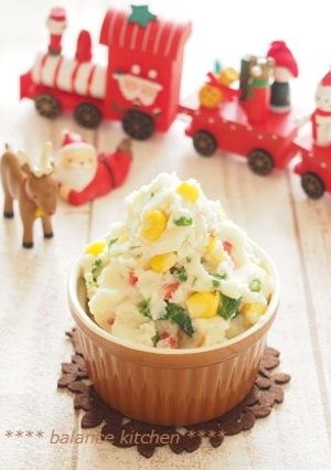 クリスマス・クリーミーポテトサラダ-レシピのメイン写真
