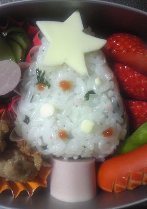 年中■お弁当(クリスマスツリー)-レシピのメイン写真