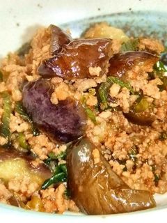 なすの味噌そぼろ炒め♩-レシピのメイン写真
