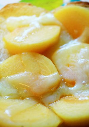 柿チーズトースト-レシピのメイン写真