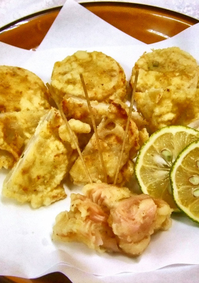 れんこんはさみ揚げ-レシピのメイン写真