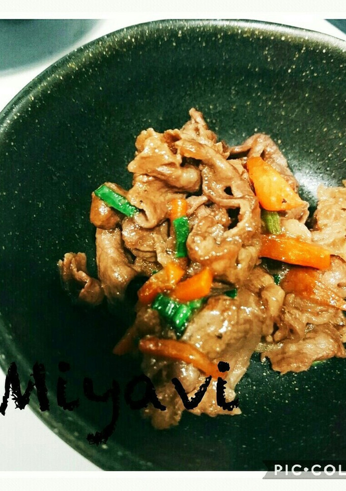 焼肉のタレで簡単プルコギ風♡お弁当に-レシピのメイン写真