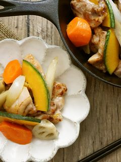 液塩でしっとり☆鶏肉と根菜の甘辛炒め-レシピのメイン写真