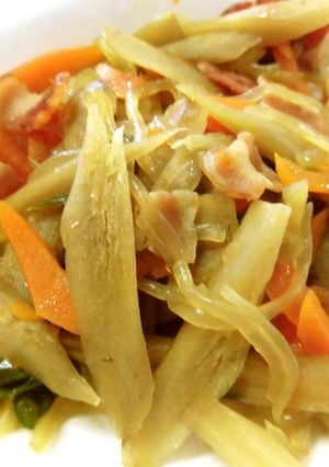 保育園給食で人気！カラフルきんぴら-レシピのメイン写真