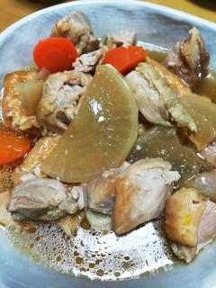 にんじん、大根、鶏肉の煮物-レシピのメイン写真