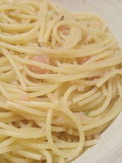 松茸のお吸物で、たらこパスタ-レシピのメイン写真