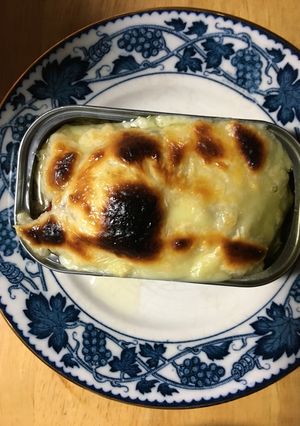 オイルサーディン、ニンニクチーズ焼き-レシピのメイン写真