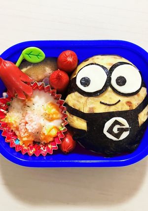 ミニオン♪とっても簡単♪キャラ弁-レシピのメイン写真