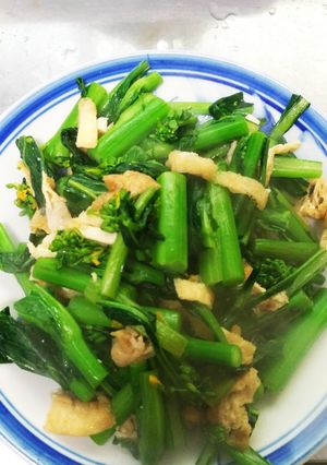 アスパラ菜と油揚げの煮浸し-レシピのメイン写真