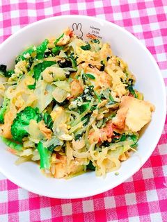 簡単!厚揚げの野菜炒め-レシピのメイン写真