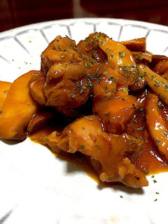 staubでバーベキューチキンの煮込み♡-レシピのメイン写真