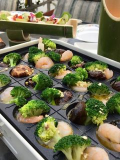 たこ焼き器で!乾しいたけのアヒージョ-レシピのメイン写真