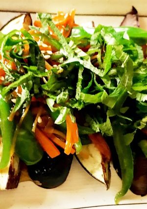 簡単！なすのシャキシャキ餡掛け！-レシピのメイン写真