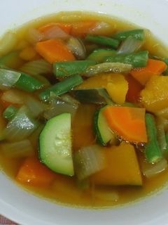 夏野菜のスープ-レシピのメイン写真
