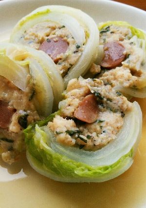 犬ご飯 ロール白菜-レシピのメイン写真