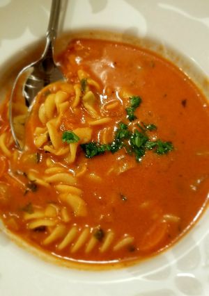 トマトのパスタスープ-レシピのメイン写真