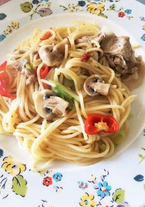 塩麹ペペロンチーノ！-レシピのメイン写真