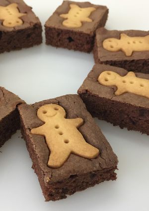 クリスマスに★ビスケットブラウニー-レシピのメイン写真