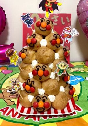 アンパンマン 誕生日 ケーキ パーティー-レシピのメイン写真