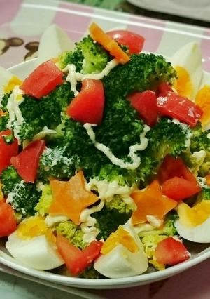 ☆ポテトサラダdeクリスマスツリー☆-レシピのメイン写真