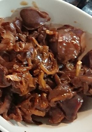 砂肝煮♪ (梅干し入りの甘辛煮)-レシピのメイン写真