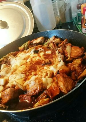 ずぼらチーズタッカルビ-レシピのメイン写真