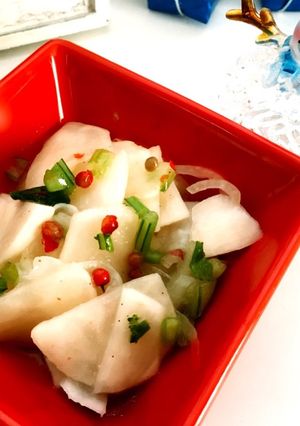 クリスマスカラーのかぶのマリネ☆-レシピのメイン写真