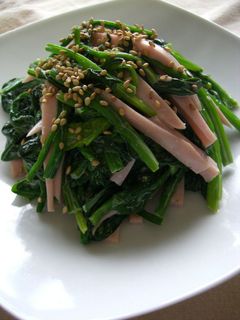 魚肉ソーセージとほうれん草の山葵マヨ和え-レシピのメイン写真