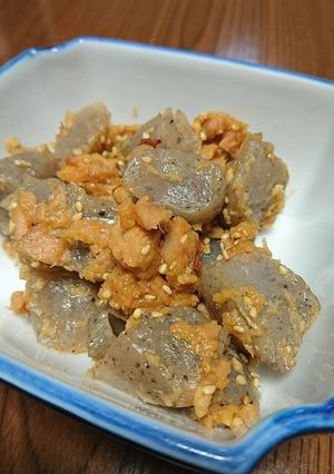 こんにゃくとシーチキンの味噌炒め-レシピのメイン写真