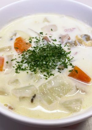 クラムチャウダー-レシピのメイン写真
