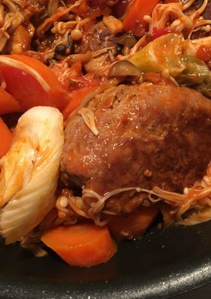超簡単 和風イタリアン煮込みハンバーグ-レシピのメイン写真