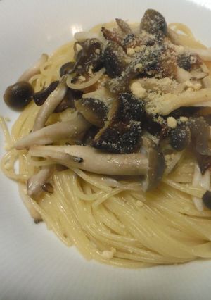 男のきくらげキノコパスタ-レシピのメイン写真