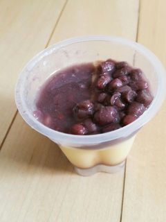 ズボラなあずきプリン-レシピのメイン写真