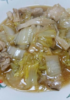 旨い(*^^*)鶏肉と白菜のトロっと煮♪-レシピのメイン写真