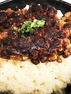 納豆のかき揚げ:混ぜて油で揚げ焼き-レシピのメイン写真