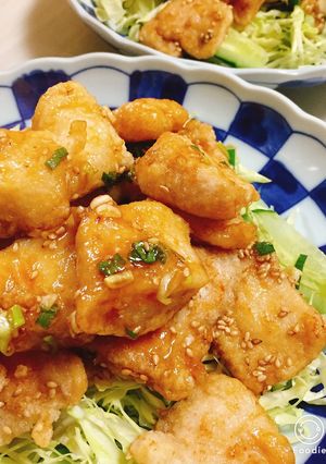 鶏胸肉のネギ甘酢ソース-レシピのメイン写真