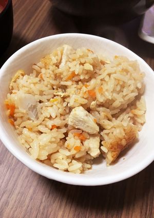 簡単！里芋と鶏肉の炊き込みご飯-レシピのメイン写真