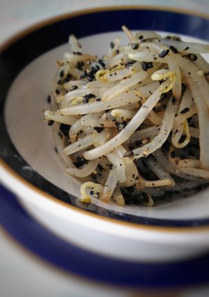 もやしの黒ゴマあえ「サブおかず」-レシピのメイン写真