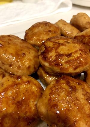 鶏ムネ肉とはんぺんで＊ふわふわつくね＊-レシピのメイン写真