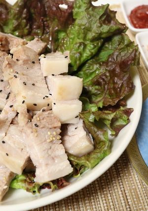 ポッサム(かんたん煮豚) 韓国家庭料理-レシピのメイン写真