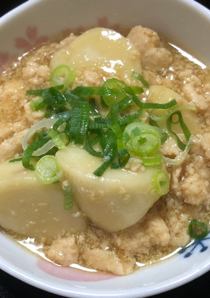 冷凍里芋と鶏ひき肉のあったか煮物-レシピのメイン写真